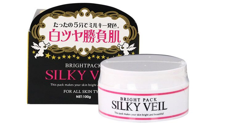 kem ủ trắng da toàn thân của nhật Silky Veil giảm sự phát triển của các hắc sắc tố Melanin